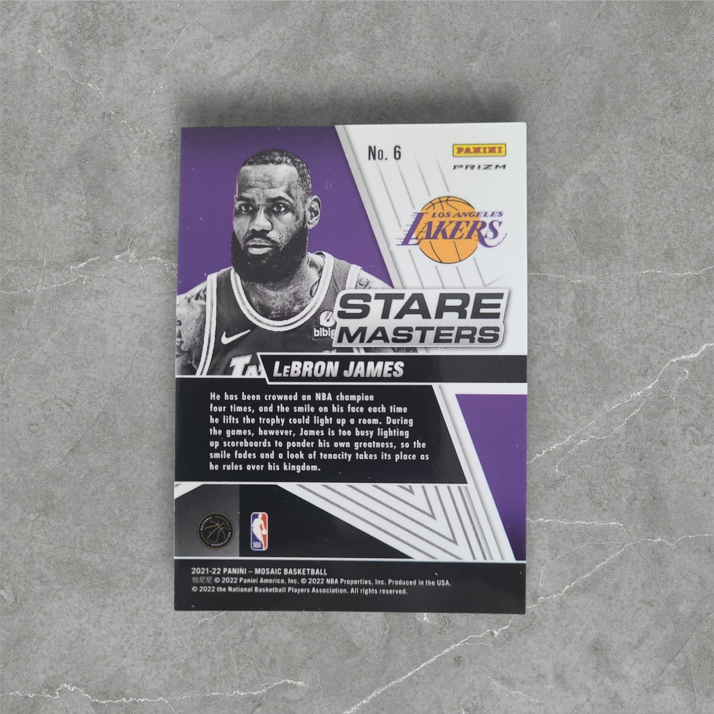 2021-22 Basketball Lebron James